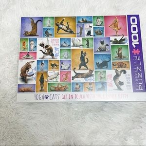 NEW and Sealed Yoga Cats 1,000 Piece Puzzle